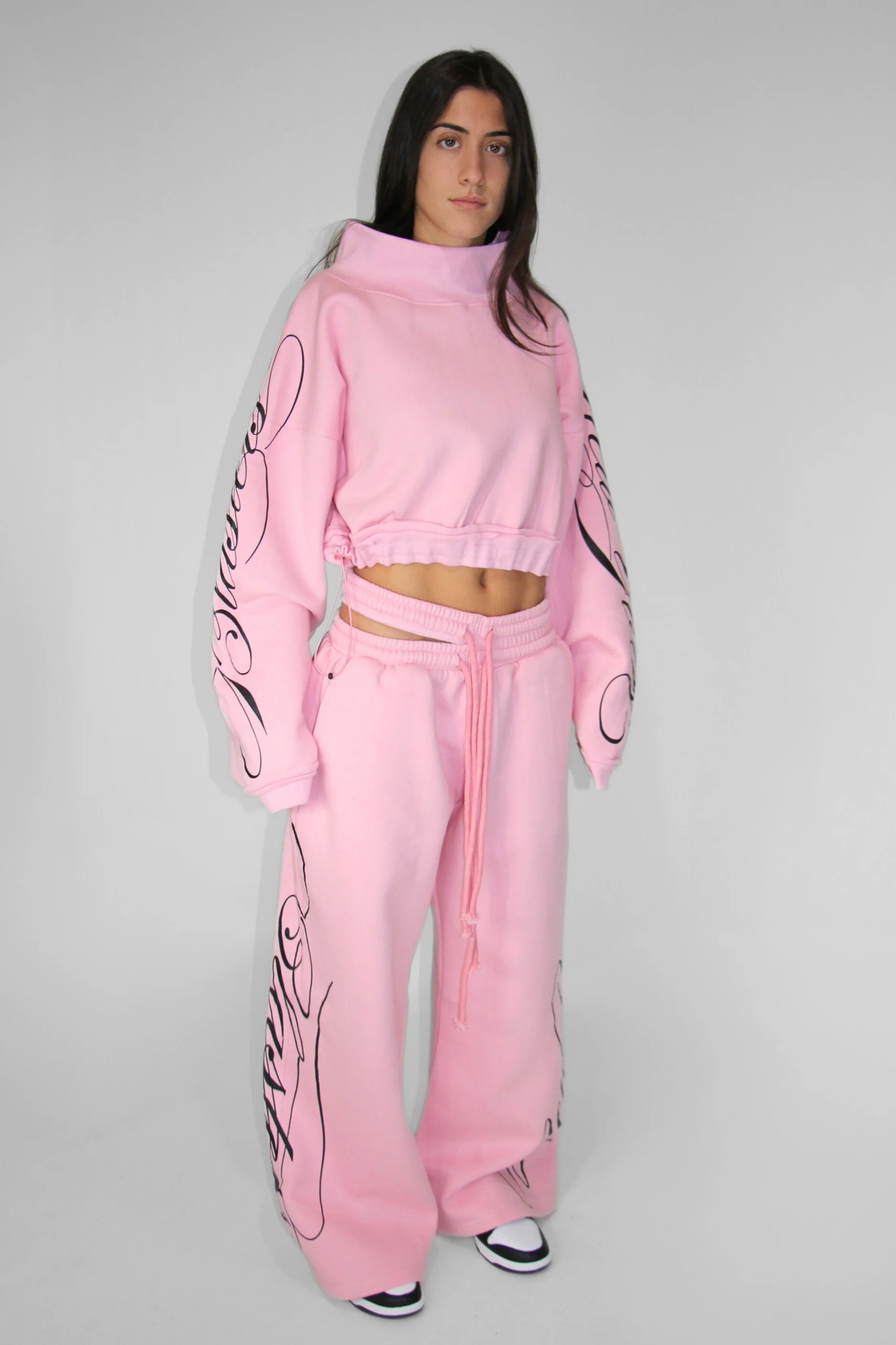 Crop Mockneck in Pink - Image 7