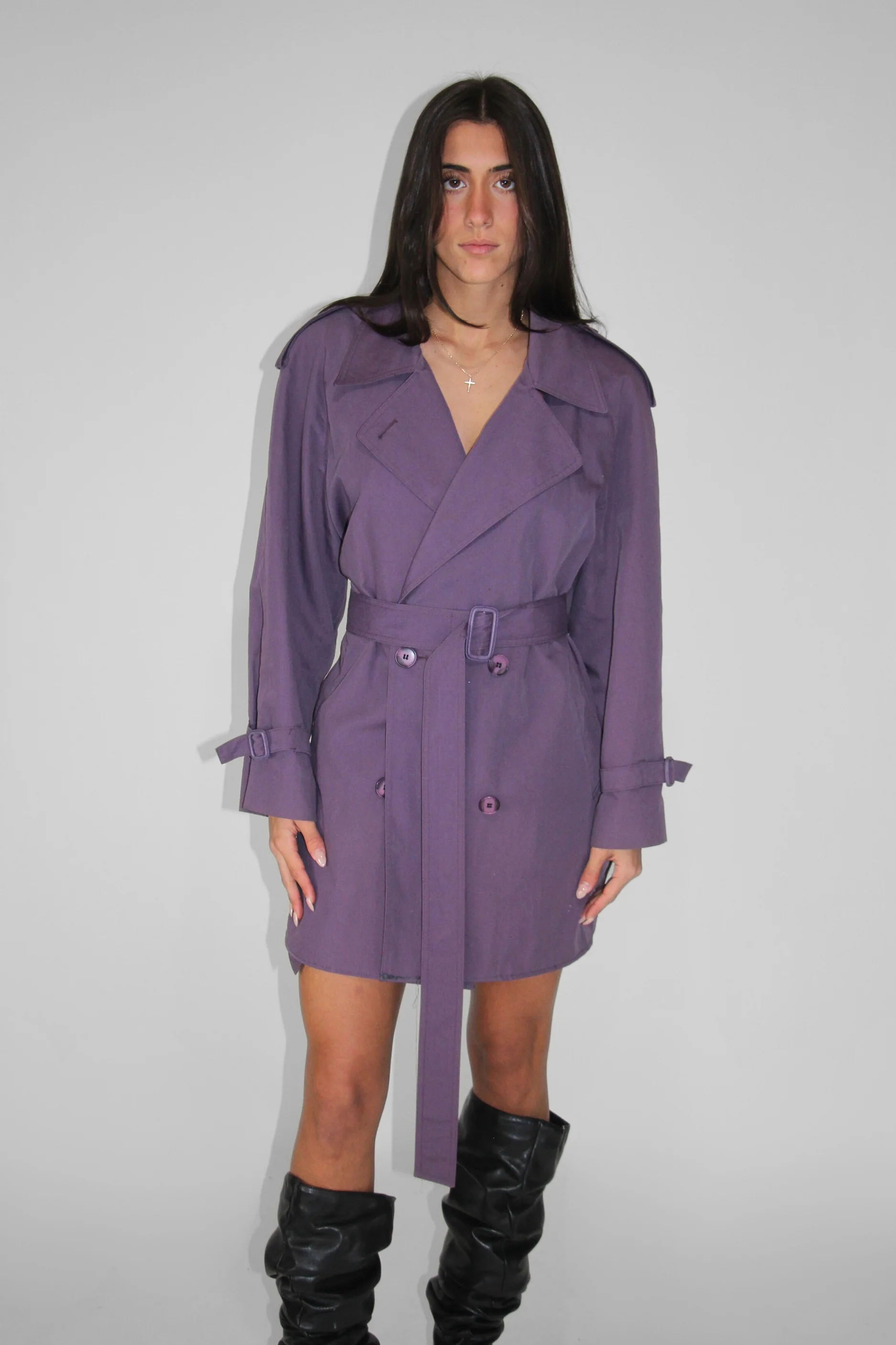 TRENCH DRESS + MINI SKIRT #6 - Image 3